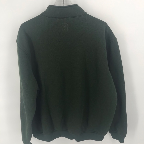 Green PGA Tour 1/2 Zip Pullover Mens XL - Picture 5 of 7